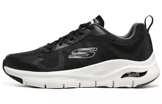 Кроссовки Arch Fit Series для бега мужские с низким верхом черного/белого цвета Skechers