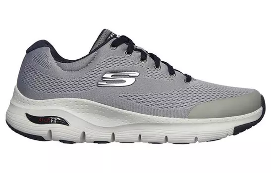 Кроссовки Arch Fit Series для бега мужские с низким верхом серые/темно-синие Skechers