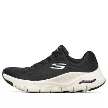Кроссовки arch fit sneakers black/white Skechers, черный