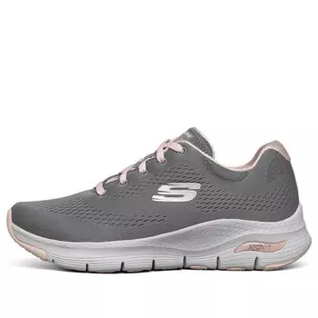 Кроссовки arch fit sports shoes gray/pink Skechers, серый