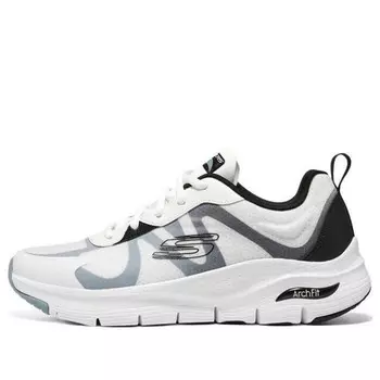 Кроссовки arch fit 'white blue' Skechers, белый