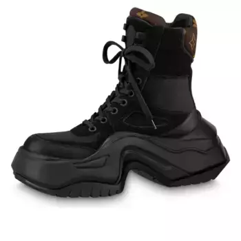 Кроссовки archlight 2.0 platform ankle sneakers 'black with brown monogram' Louis Vuitton, черный