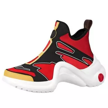 Кроссовки archlight ankle sneakers 'red yellow black' Louis Vuitton, красный
