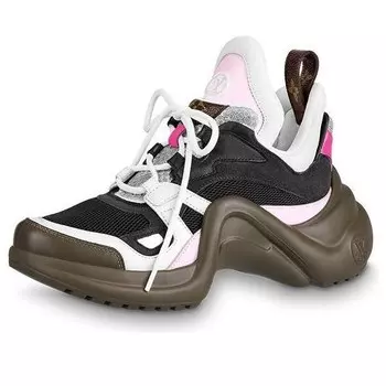 Кроссовки archlight sneakers 'black pink brown' Louis Vuitton, черный