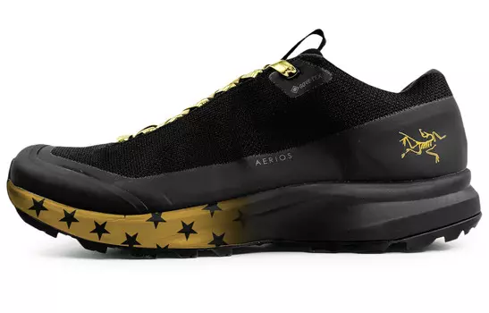 Кроссовки Arcteryx Aerios Fl 2 для активного отдыха, золотой / черный