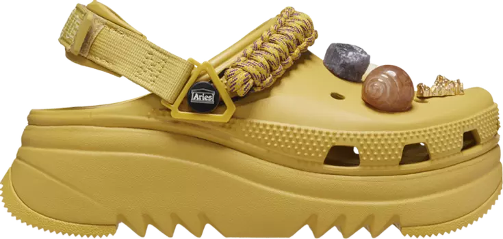 Кроссовки Aries x Classic Hiker Xscape Clog 'Desert Grass', коричневый