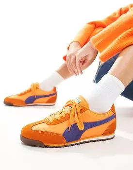 Кроссовки Arizona Nylon оранжевого и синего цвета Puma