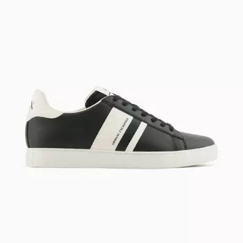 Кроссовки Armani Exchange Basics By Armani Eco Leather Suede Blend, черный