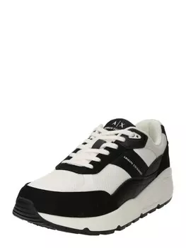 Кроссовки ARMANI EXCHANGE, черный/белый