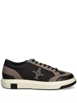 Кроссовки Armani Exchange Venice AX с вышитым логотипом, черный