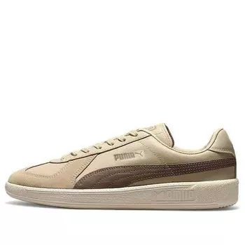 Кроссовки army trainer low tops casual skateboarding shoes khaki Puma, хаки