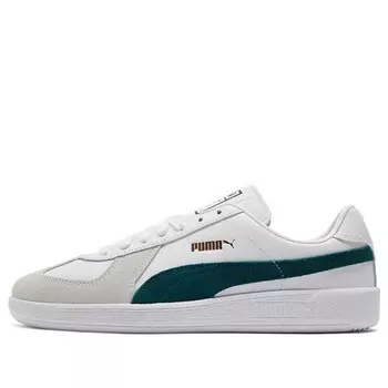 Кроссовки army trainer 'white varsity green' Puma, белый