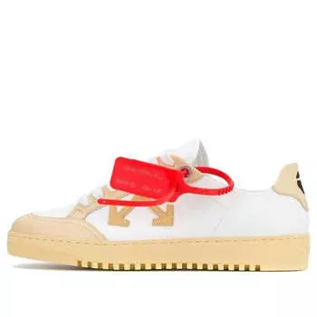 Кроссовки arrows 2.0 low-tops leisure sneakers white/yellow Off-White, белый