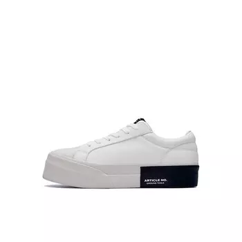Кроссовки ARTICLE NO. Skateboarding Shoes Unisex Low-top Natural White, белый