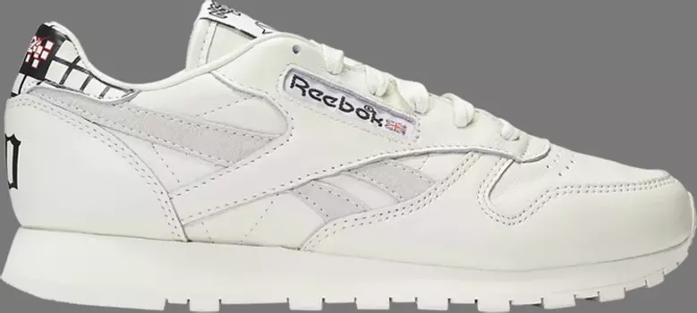 Кроссовки asap nast x classic leather 'chalk' friends & family Reebok, белый