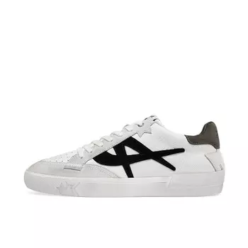 Кроссовки ASH Skateboarding Shoes Men Low-top Black, цвет Off White