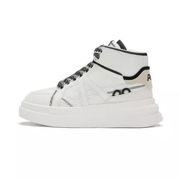 Кроссовки ASH Skateboarding Shoes Women's High-top, фуксия