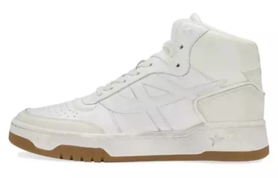 Кроссовки ASH Skateboarding Shoes Women's High-top White, белый