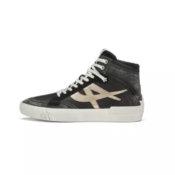 Кроссовки ASH Skateboarding Shoes Women's High-top Black, черный