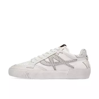 Кроссовки ASH Skateboarding Shoes Women's Low-top Gray, цвет Off White
