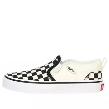 Кроссовки asher 'checkerboard' Vans, черный