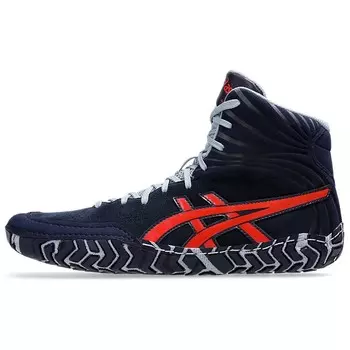 Кроссовки Asics Aggressor 5 Training Shoes Unisex High-top Blue/Red, синий/красный