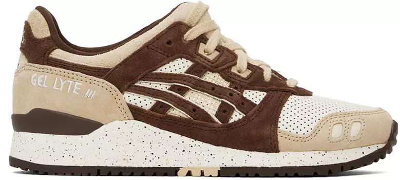 Кроссовки Asics Brown & Off-White Gel-Lyte III OG