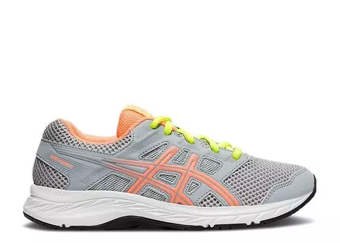 Кроссовки ASICS Contend 5 Gs 'Piedmont Grey Sun Coral', серый