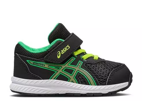 Кроссовки ASICS CONTEND 8 TD 'BLACK LIME ZEST', черный