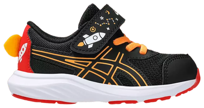 Кроссовки ASICS Contend 9 TS School Yard 'Black Orange Pop', черный
