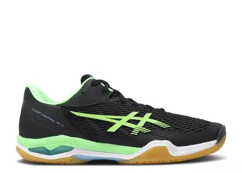 Кроссовки ASICS Court Control Ff 3 'Black Lime Burst', черный