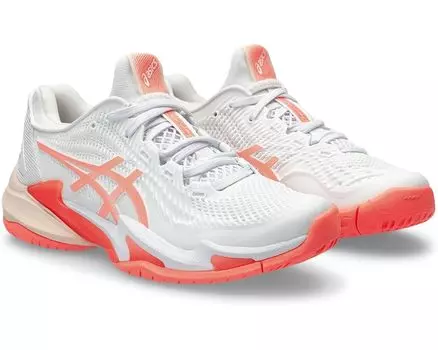 Кроссовки ASICS Court FF 3, цвет White/Sun Coral