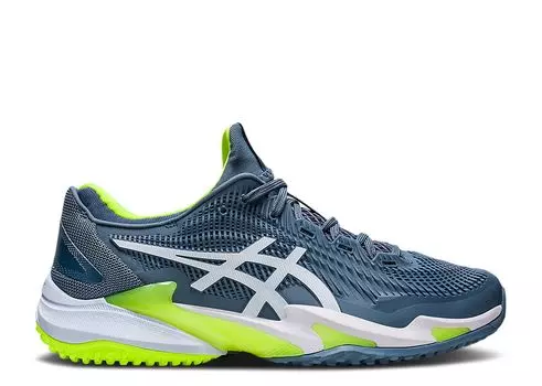 Кроссовки ASICS Court Ff 3 Oc 'Steel Blue Lime', синий
