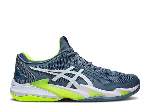 Кроссовки ASICS Court Ff 3 'Steel Blue Lime', синий
