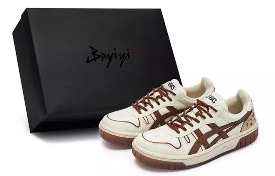 Кроссовки Asics Court MZ Skateboarding Shoes Unisex Low-top Brown/beige, коричневый