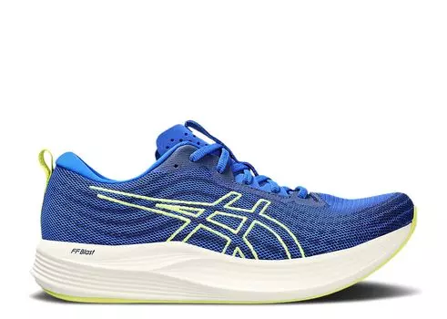 Кроссовки ASICS Evoride Speed Wide 'Illusion Blue Glow Yellow', синий