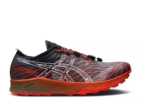 Кроссовки ASICS Fuji Speed 'Black Cherry Tomato', черный