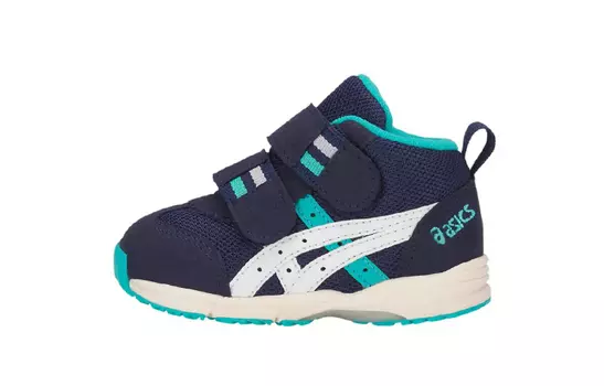 Кроссовки Asics GD. RUNNERBABY Toddler Shoes TD Mid-top White/Royal Blue/Fern Green