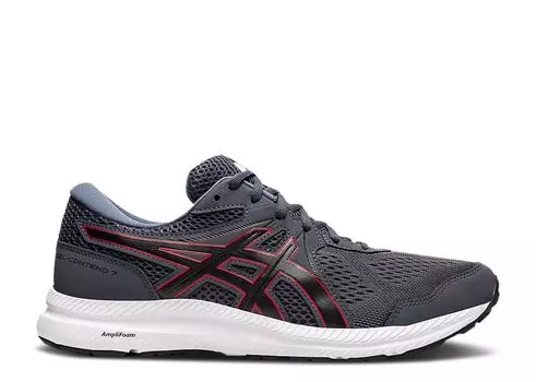 Кроссовки ASICS Gel Contend 7 'Carrier Grey Classic Red', серый