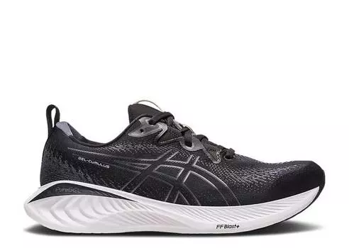 Кроссовки ASICS GEL CUMULUS 25 EXTRA WIDE 'BLACK CARRIER GREY', черный
