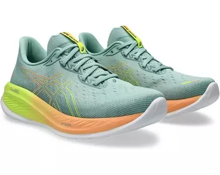 Кроссовки ASICS GEL-Cumulus 26 Paris, цвет Light Celadon/Safety Yellow