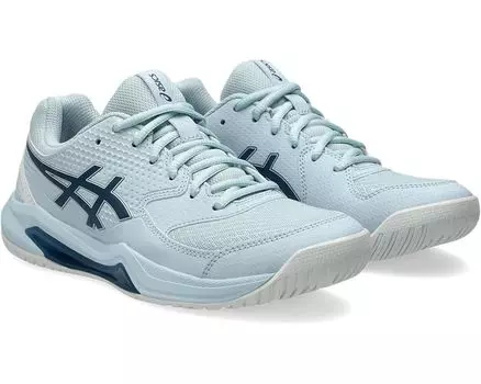 Кроссовки ASICS GEL-Dedicate 8 Pickleball, цвет Cool Grey/Vintage Indigo