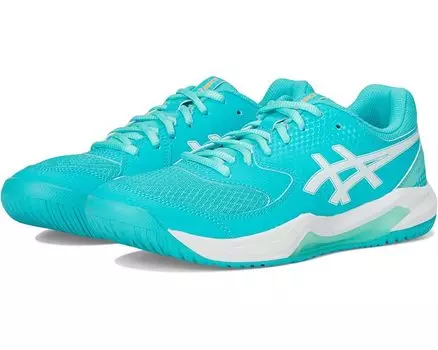 Кроссовки ASICS GEL-Dedicate 8 Pickleball, цвет Energy Aqua/White