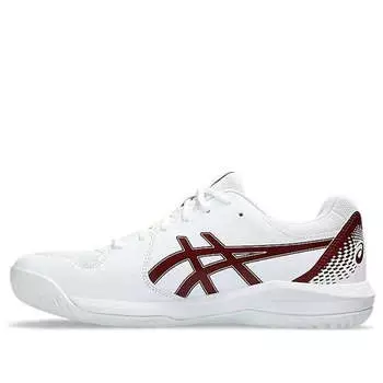 Кроссовки Asics Gel Dedicate 8 Tennis Shoes 'White Antique Red', белый