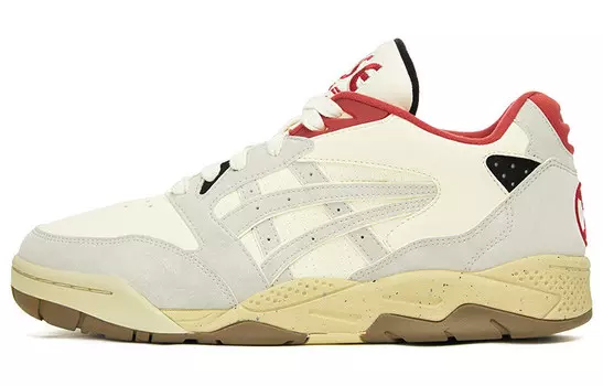 Кроссовки Asics Gel-Fuse Vintage Basketball Shoes Unisex Low-top White/red, белый