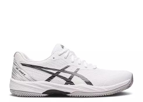 Кроссовки ASICS Gel Game 9 Clay Oc 'White Black', белый