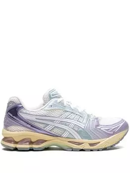 Кроссовки ASICS GEL-KAYANO 14 "Cream/Dusk Violet", серый