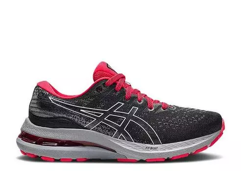 Кроссовки ASICS GEL KAYANO 28 GS 'BLACK ELECTRIC RED', черный