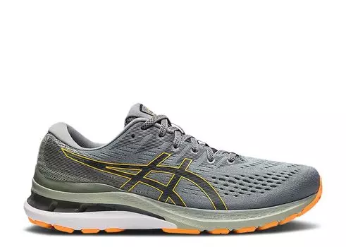 Кроссовки ASICS Gel Kayano 28 'Sheet Rock Orange Pop', серый
