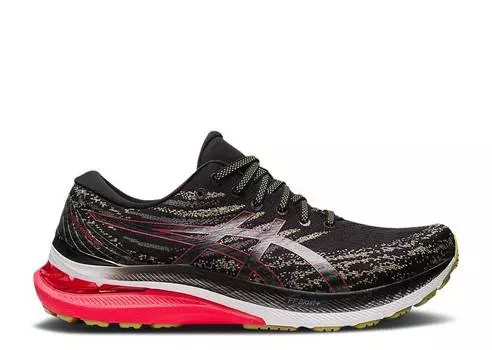 Кроссовки ASICS GEL KAYANO 29 2E WIDE 'BLACK ELECTRIC RED', черный